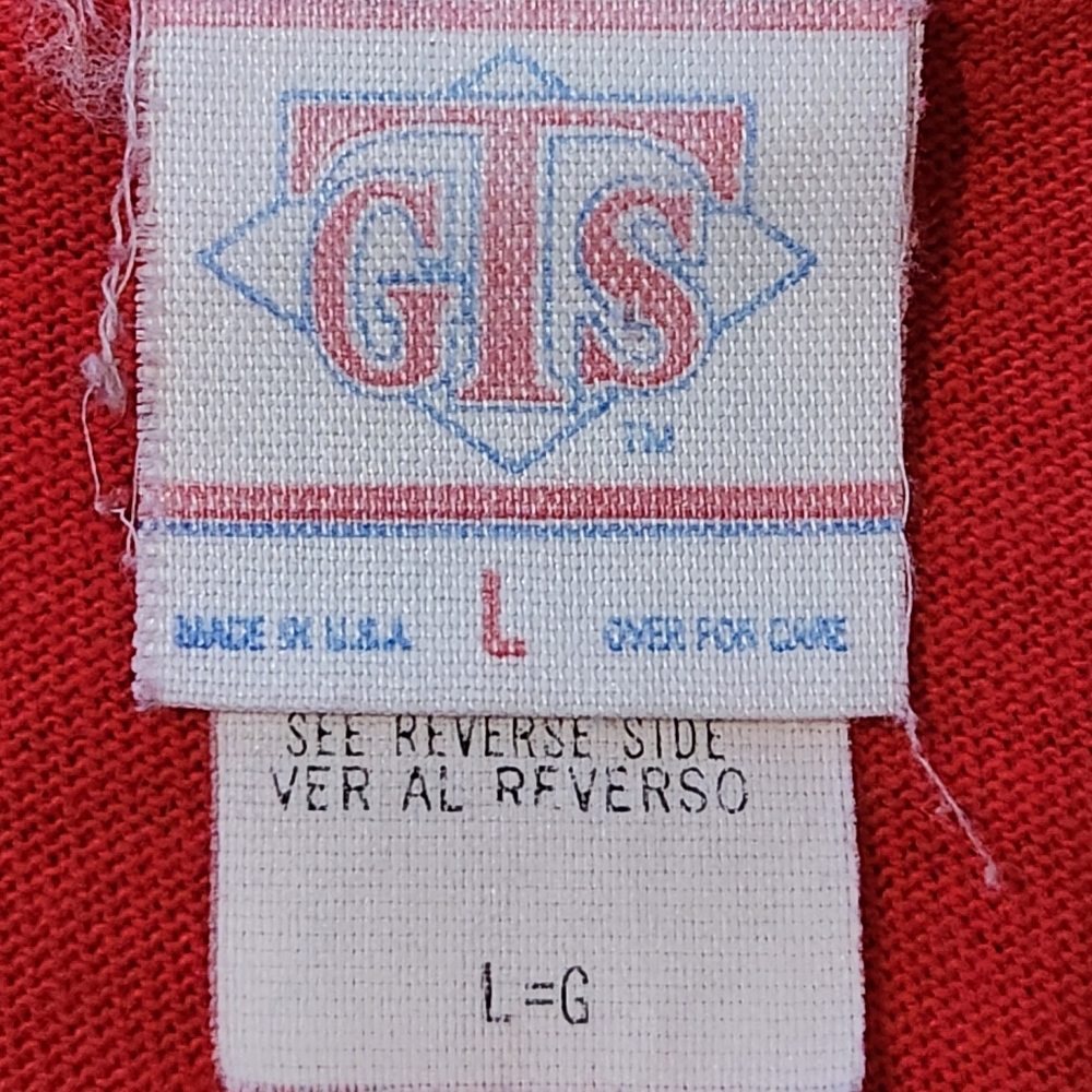 Vintage 80s NHL Chicago Blackhawks Jersey Tee Large - Picture 10 of 14